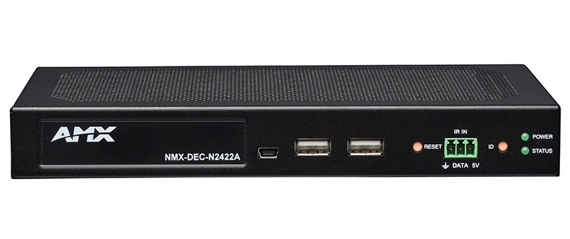 AMX 编解码器NMX-DEC-N2422A Decoder